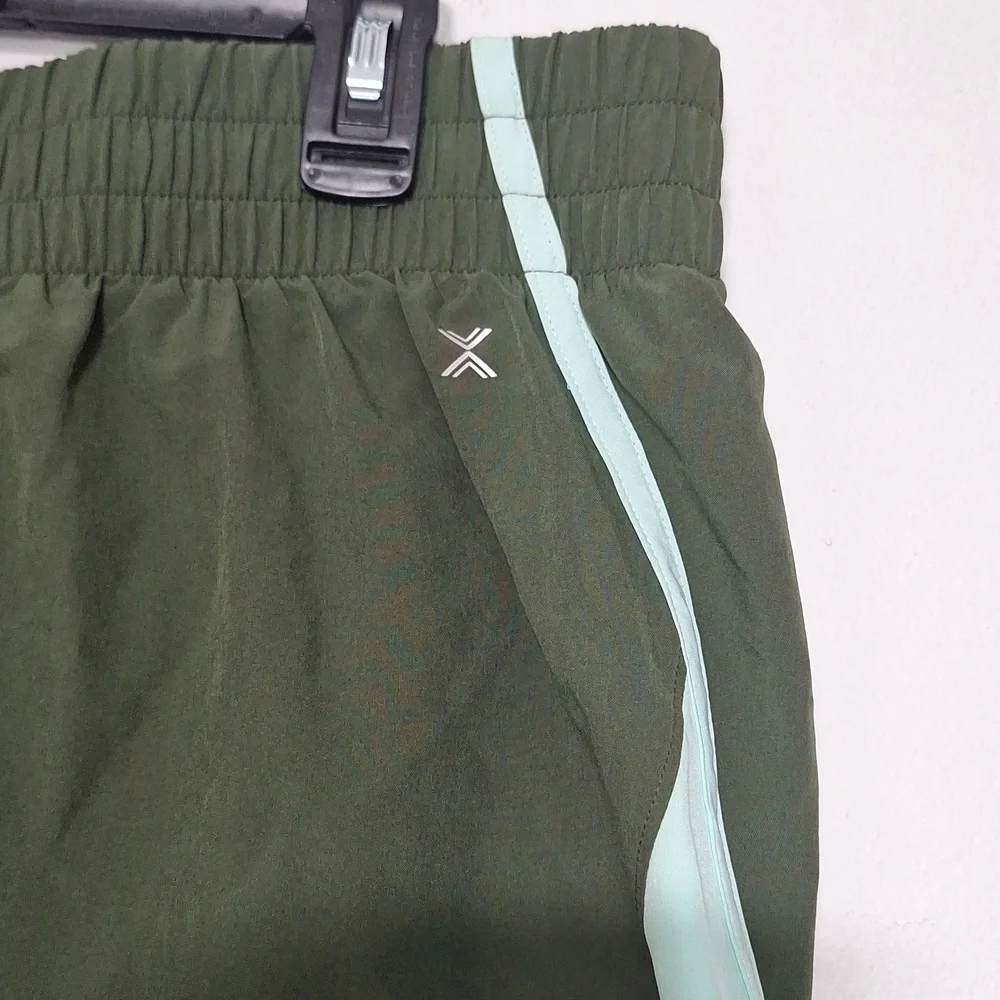 Xersion Olive and Mint Athletic Shorts
